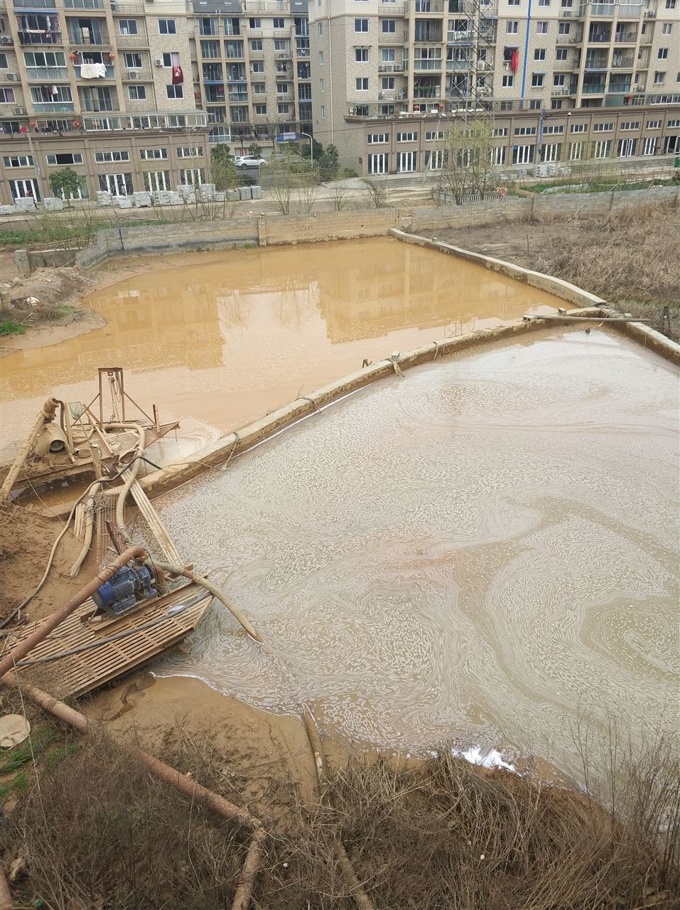 神池沉淀池淤泥清理-厂区废水池淤泥清淤