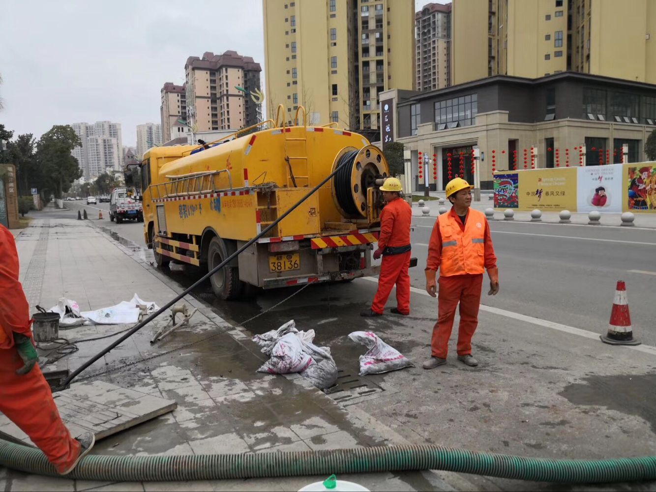 神池排污管道清淤-管道清洗